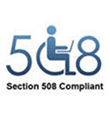 Section 508 compliant logo